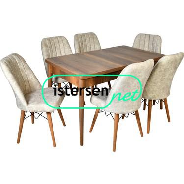 Efe Baroque Gold Butterfly 6 Seater Dining Table